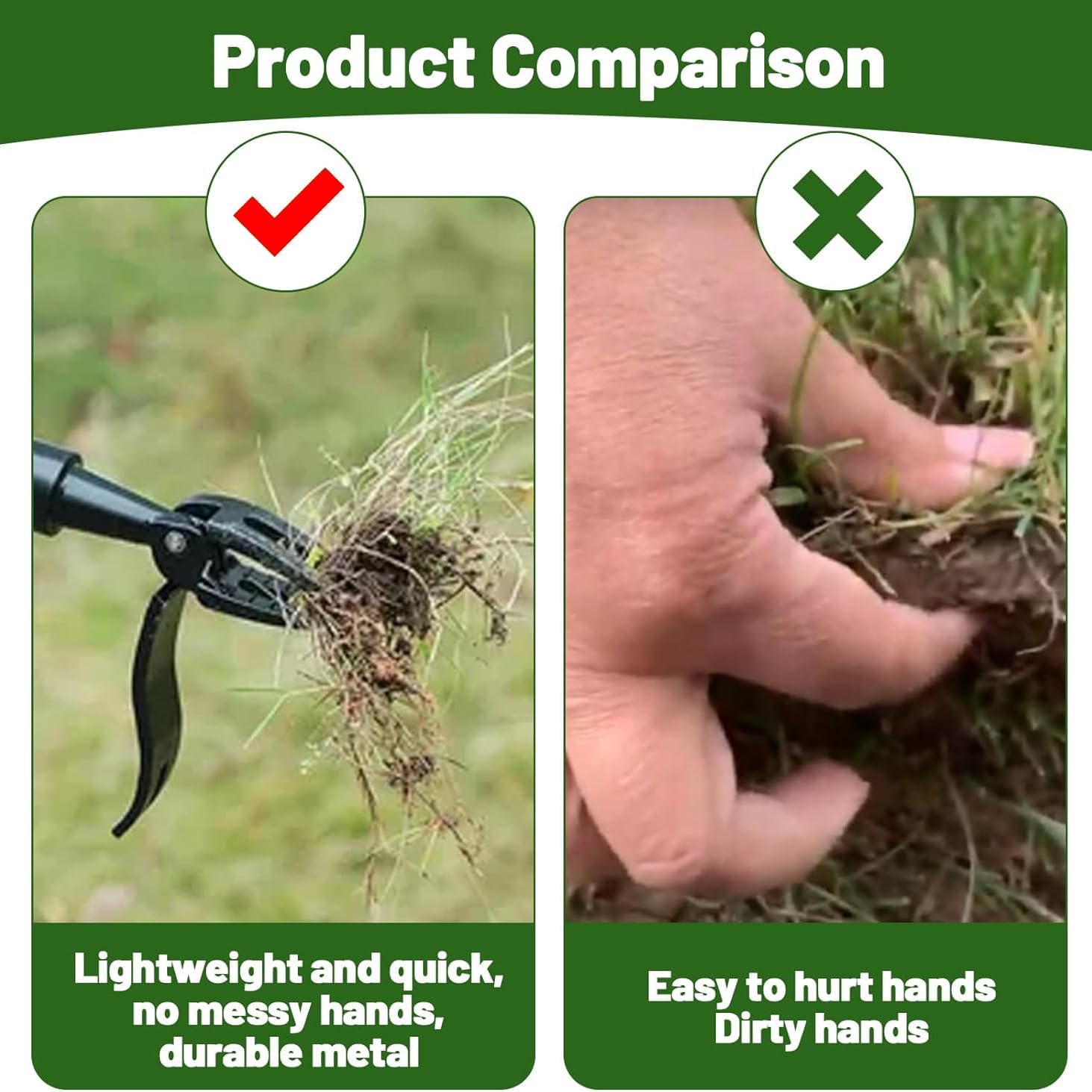 Detachable Stand Up Weed Puller Head(Without the handle)